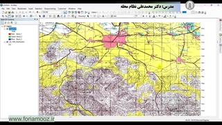 فوری آموز ژئورفرنس کردن در GIS