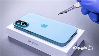 آنباکس گوشی آیفون 16 رنگ سبز