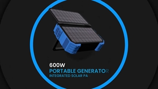 ژنراتور برق قابل حمل خورشیدی پاورولوژی ۶۰۰ وات - PPBCHA30