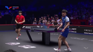 خلاصه مسابقه فینال تنیس روی میز Tomokazu Harimoto vs Wang Chuqin 205 آمریکا