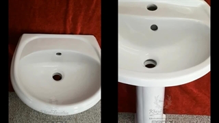 مقایسه روشویی با پایه الوند با پردیس از تولیدات کارخانه چینی بهداشتی خزر