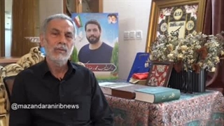 اهدای نشان طلای امیر رضا صحرائی به خانواده دانشمند شهید محمدرضا ذاکریان