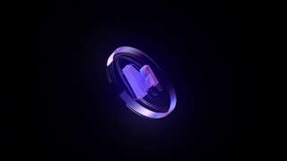 دانلود پروژه آماده پریمیر لوگو موشن نئونی شیشه ای Neon Iridescent Logo