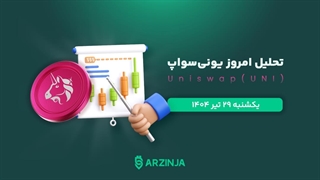 تحلیل یونی سواپ | بررسی تکنیکالی UNI امروز 29 تیر 1404