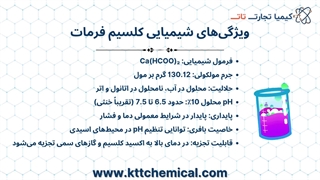واردکننده کلسیم فرمات چینی