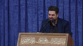 تلاوت حمیدرضا احمدی وفا در بزرگداشت شهدای جنگ 12 روزه محضر رهبر انقلاب