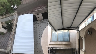 سایبان بدون پایه جلویی