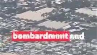 چادرهای آوارگان تا افق ادامه دارد، گویی شهرها ناپدید شده‌اند.