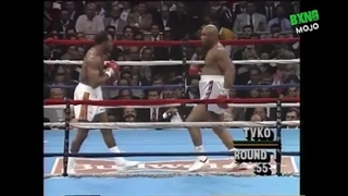 لحظلات مهم مبارزه ایواندر هالیفیلد و جورج فورمن