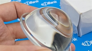 عدسی ال ای دی لنز محدب 66/67 میلیمتر شیشه ای