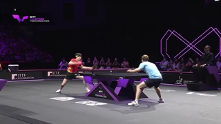 مسابقه کامل تنیس روی میز ترولز مورگارد و وانگ چوچین 2025 ژاپن