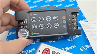 کنترل ال ای دی rgb برد بلند ریموت rf ولتاژ dc جریان 30 آمپر