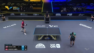مسابقه تنیس روی میز Kanak Jha vs Anders Lind 2025