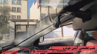 نصب آپشنهای فابریک سانتافه نصب مانیتور اندروید کارپلی دار نصب دوربین ثبت وقایع و نصب ساب و سنتر سانتافه