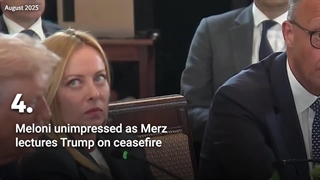 هشت سکانس از رفتارهای عجیب جورجیا ملونی در دیدارهای دیپلماتیک !!