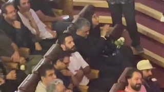 شوکه شدن حسن پورشیرازی توسط همسرش در جشن منتقدان و نویسندگان سینمایی ایران