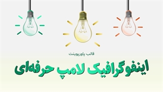 قالب پاورپوینت حرفه‌ای لامپ – اینفوگرافیک آماده 40 اسلایدی