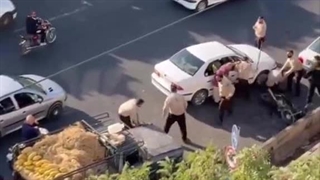 ویدیویی تلخ از رفتار مأموران شهرداری قزوین