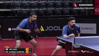 آبه و نودا در برابر نیما و نوشاد عالمیان | فینال دوبل مردان چک | Feeder Olomouc 2025