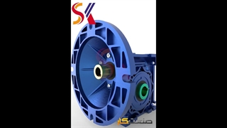 کار کرد گیربکس حلزونی به صورت انیمیشن