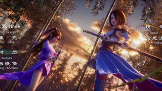 انیمه نقاشی آسمانها و زمین The Degenerate Drawing Jianghu The Ninefold Heavens  فصل 6 قسمت 1