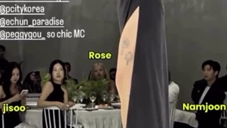 مومنت های بلک پینک و بی تی اس در ایونت Paradise Art Night