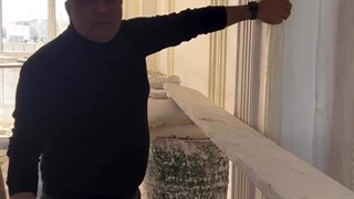 نمونه گچبری دیوار توسط استاد رضا پارسایی