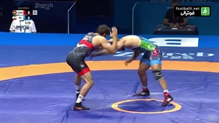 پیروزی قدرتمندانه کامران قاسم‌پور بر حریف روس خود در دور یک چهارم