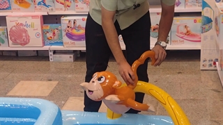 استخر بادی کودک سرسره دار اینتکس مدل جنگل