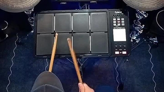 درامز کاور آهنگ دختر بندری توسط حسن مهدوی با پرکاشن مدل SPD30