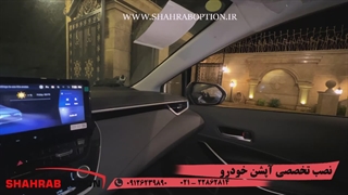 نصب آینه تاشوبرقی تویوتاکرولا نصب سنسور جلو و عقب فابریک کرولا نصب آینه تاشوبرقی کرولا