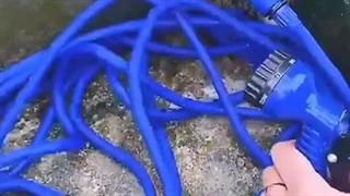 ✨شلنگ جادویی و سر آبپاش 7 حالته Magic Hose سایز 3-9 متری✨