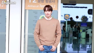 کای درفرودگاه برای شرکت در فشن ویک پاریس