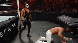 ست رولینز در مقابل استینگ شب قهرمانی 2015wwe کمربند سنگین وزن جهان