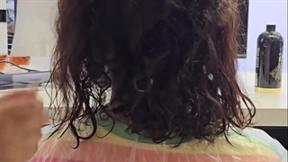 نمونه کار کراتین نفیسه صابری مشهد