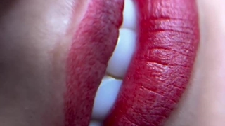 نمونه کار شیدینگ لب محبوبه حسینی در مشهد