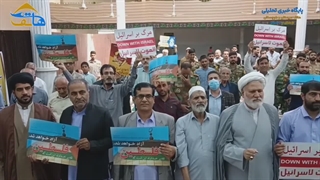 فیلم| تجمع بشارت نصر در خاش