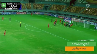 تیر دروازه های هفته ششم لیگ برتر