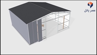 ساخت سوله با ساندویچ پانل دیواری و سقفی
