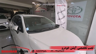 آینه تاشوبرقی کرولا با کلید فابریک نصب رادار جانبی کرولا نصب سنسور جلو و عقب کرولا