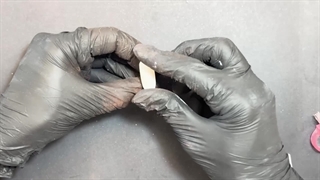 اموزش ناخن | طراحی ناخن با پیگمنت رنگی