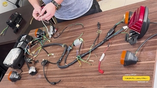 تشریح جامع سیم کشی موتور سیکلت‌های هوندا