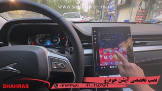 نصب آپشنهای فابریک kmcj7 فعالسازی اندروید اتو و کارپلی مانیتور kmcj7