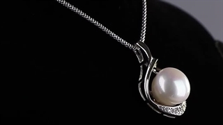 گردن آویزمروارید گلرخ بدون زنجیر