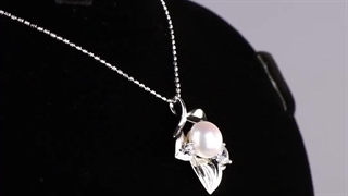 گردن آویز مروارید مهنا بدون زنجیر