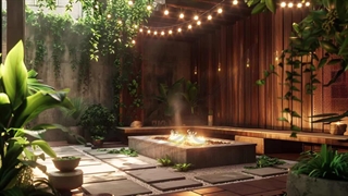 طراحی حیاط خلوت کوچک