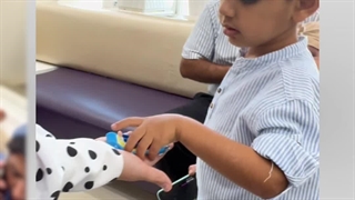 شادی کودکان عزیز در کلینیک کاخ