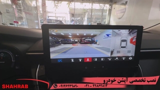 نصب آپشنهای فابریک تویوتاکرولا نصب سنسور جلو و عقب کرولا نصب دوربین 360 درجه کرولا نصب آینه برقی کرولا