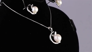 نیم ست مروارید شیما بدون زنجیر