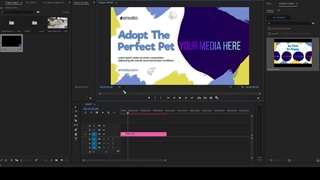 نحوه اضافه کردن ویدئو در فایل MOGRT پریمیر